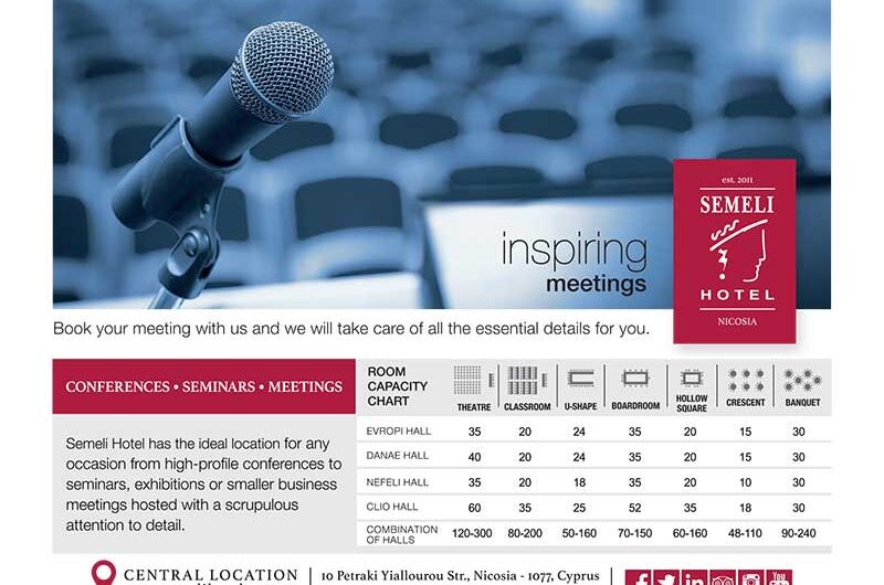 SEMELI HOTEL: Iδανικό για συνέδρια και επαγγελματικές εκδηλώσεις!