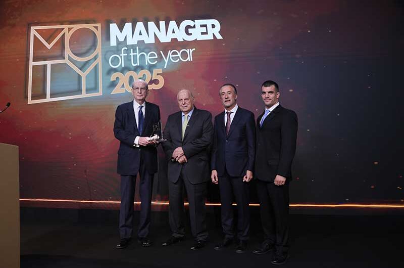 Βράβευση του Δρ. Νικόλαου Αγγελόπουλου στα Manager of the Year 2025